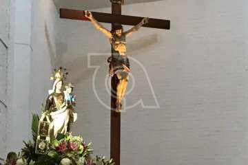 Misa y procesión, en el último día de las fiestas de La Medianía (Foto TA)